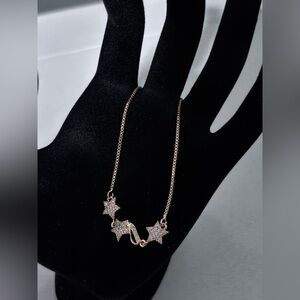 Pave Star Lariat Bracelet NWOT